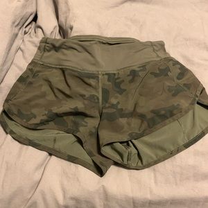 Lululemon camo shorts